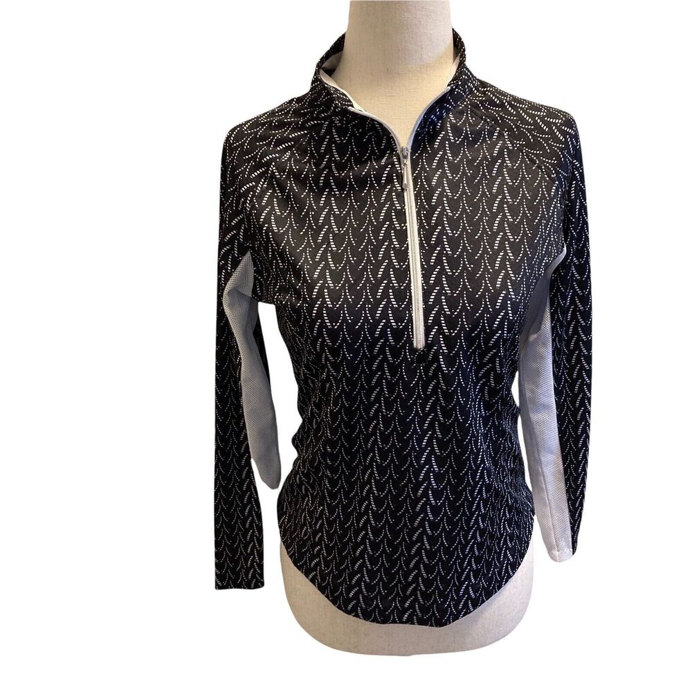 Pebble Beach XSMALL DryLuxe Performance Pullover Long Sleeve Vented  Zipper